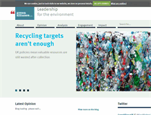 Tablet Screenshot of green-alliance.org.uk